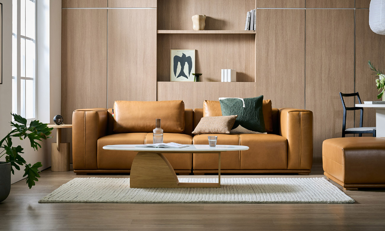 함부르크 3인 룩세노 이태리 아닐린 내추럴 천연면피 소가죽 소파(전체가죽적용)+쿠션2개