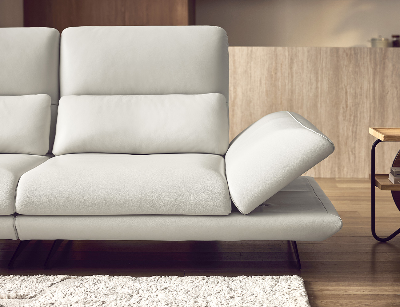 라피오 스윙 4인 기능성 레체 이태리 천연면피 소가죽 소파(전체가죽적용)+쿠션2개