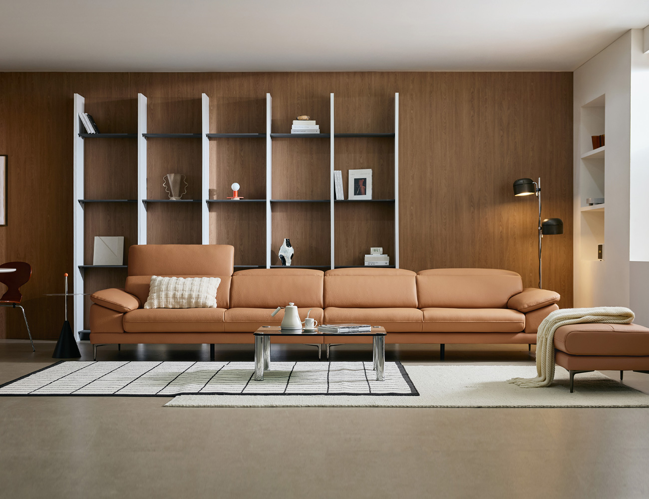 로세티 6인 기능성 럭스 통가죽 천연면피 소가죽 소파