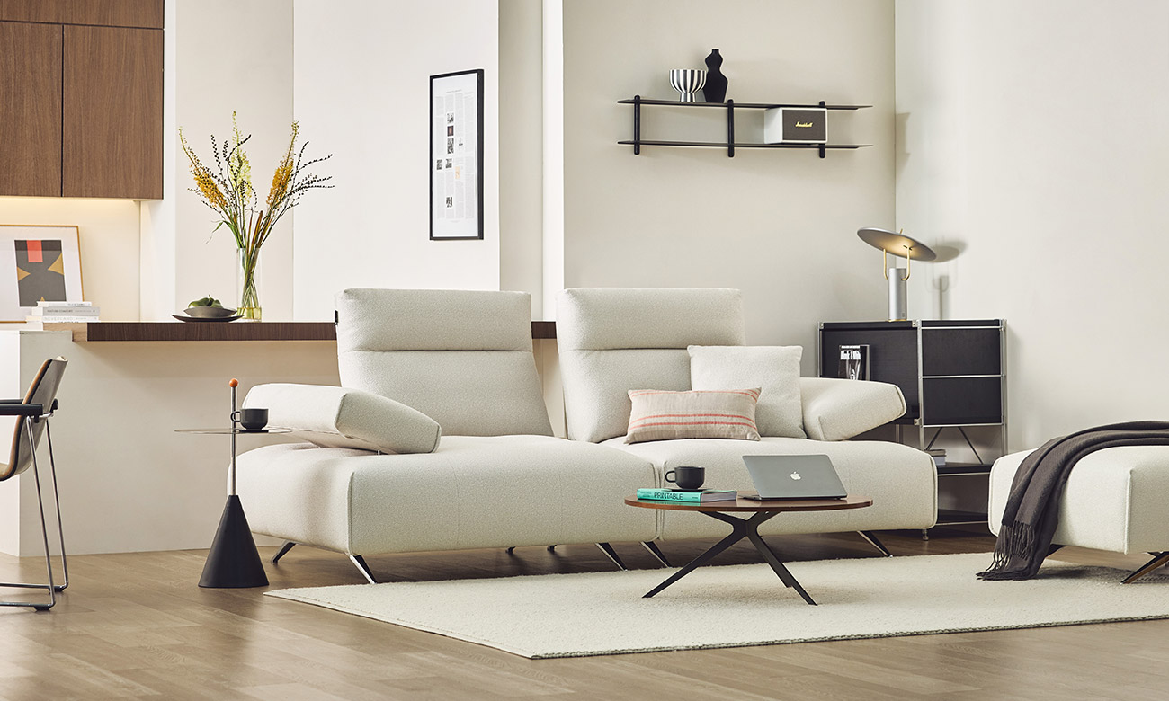 브래뉴 3인 기능성 루위브 패브릭 소파+쿠션1개