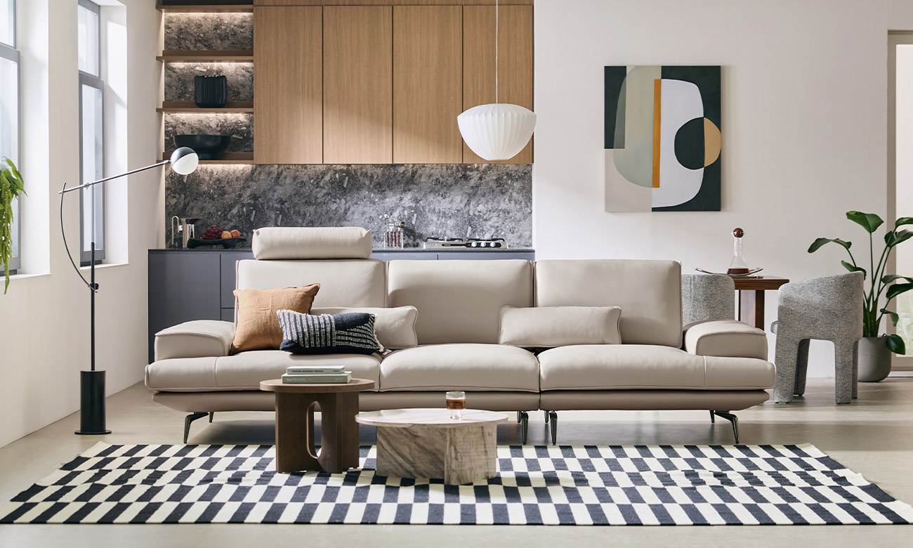 시몬 스윙 4인 기능성 레체 이태리 천연면피 소가죽 소파(전체가죽적용)+쿠션2개