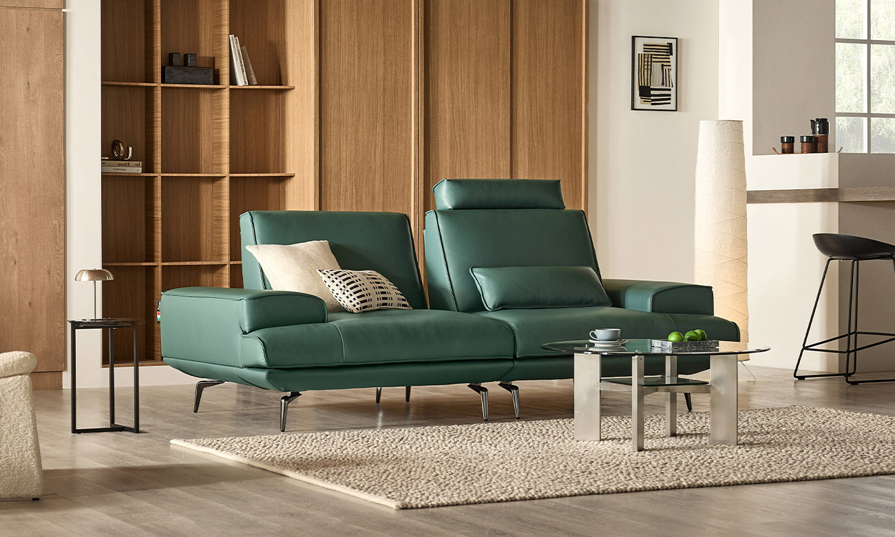 시몬 스윙 3인 기능성&nbsp;레체 이태리 천연면피 소가죽 소파(전체가죽적용)+쿠션1개