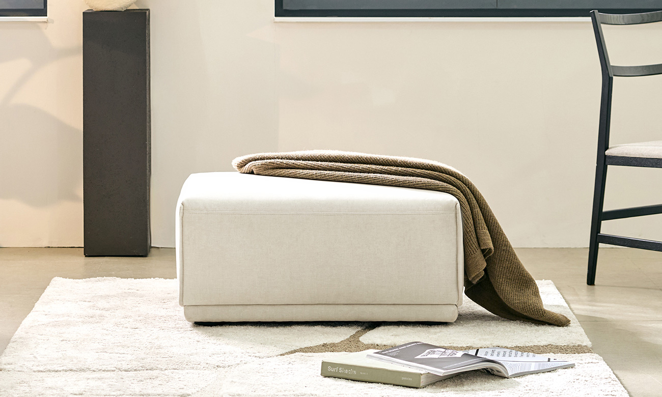 도에브 모듈 젠위브 패브릭 스툴