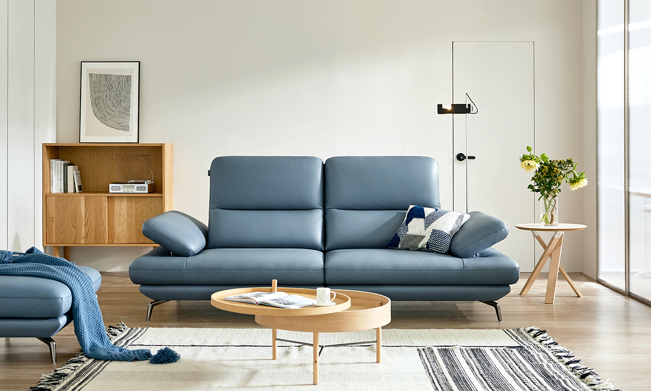 보르고 3인 기능성 비텔로 통가죽 슈렁큰 천연면피 소가죽 소파(전체가죽적용)+쿠션1개