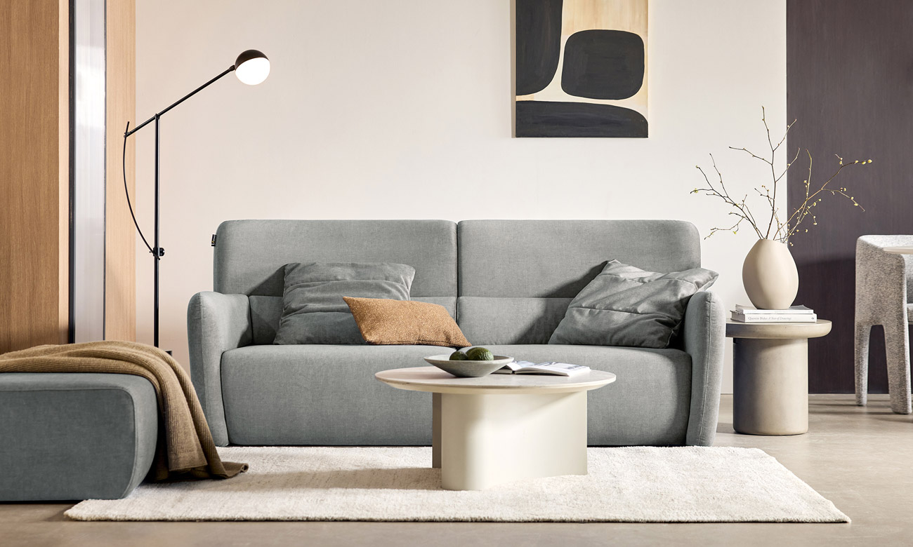 [CURATION 7%] 월리 3인 젠위브 패브릭 소파+쿠션2개