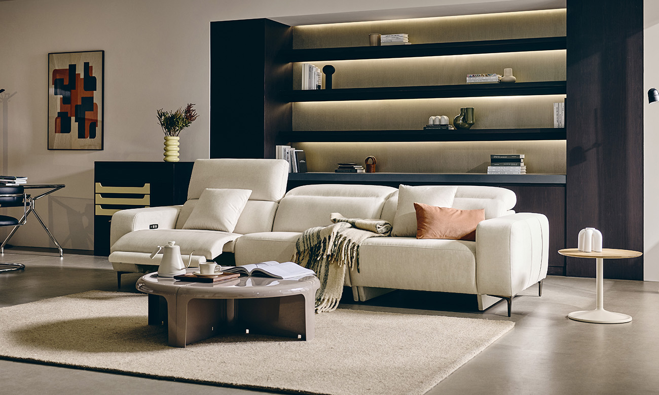 솔비아 리클라이너 4인 젠위브 패브릭 소파+쿠션2개