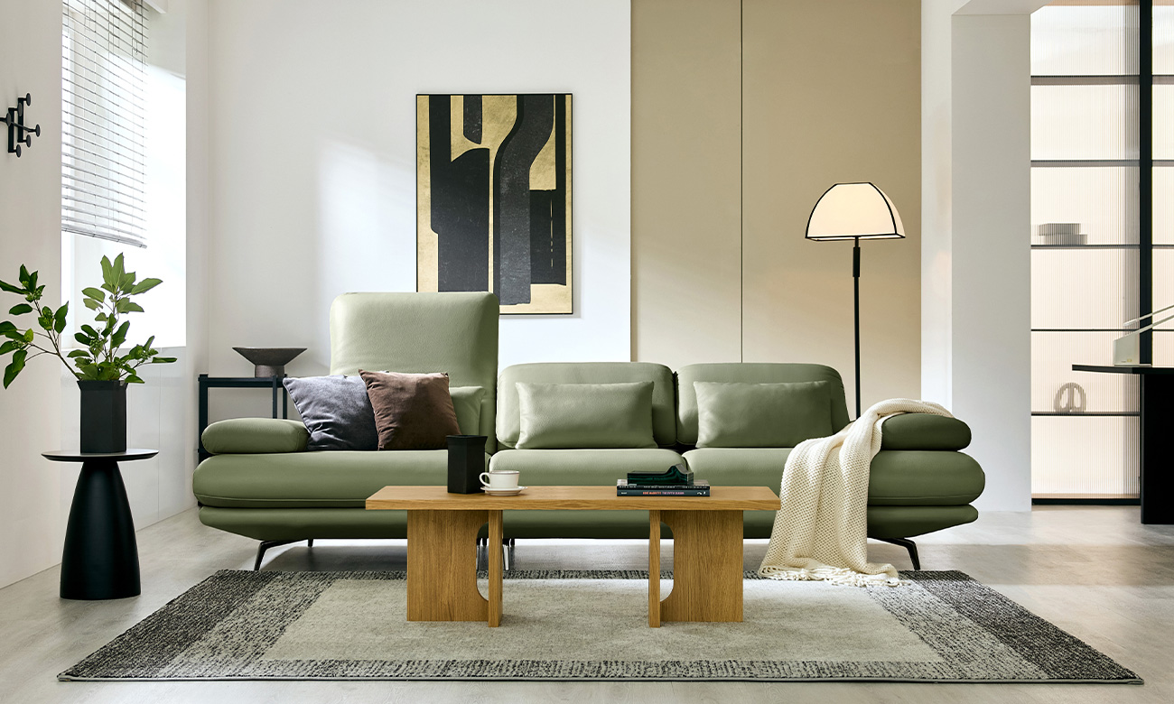 [CURATION 7%] 피가레 3.5인 기능성 슈렁큰 천연면피 소가죽 소파(전측면가죽적용)+쿠션3개