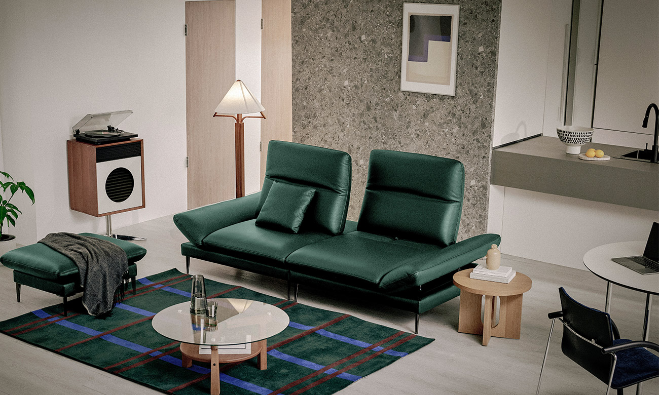 [New Standard 20%] 몰튼 멀티 3인 기능성 천연면피 소가죽 소파+쿠션1개