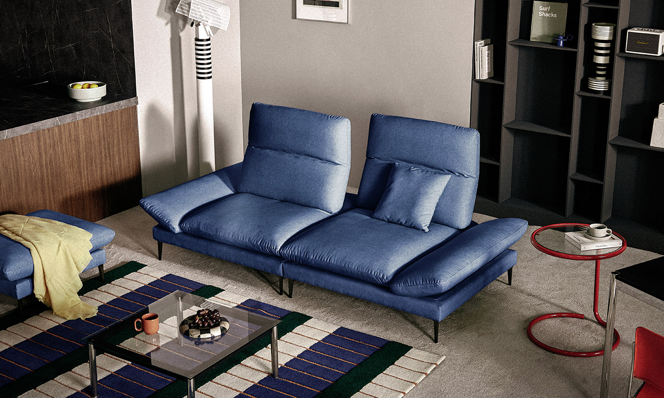 [New Standard 20%] 몰튼 멀티 3인 기능성 젠위브 패브릭 소파+쿠션1개