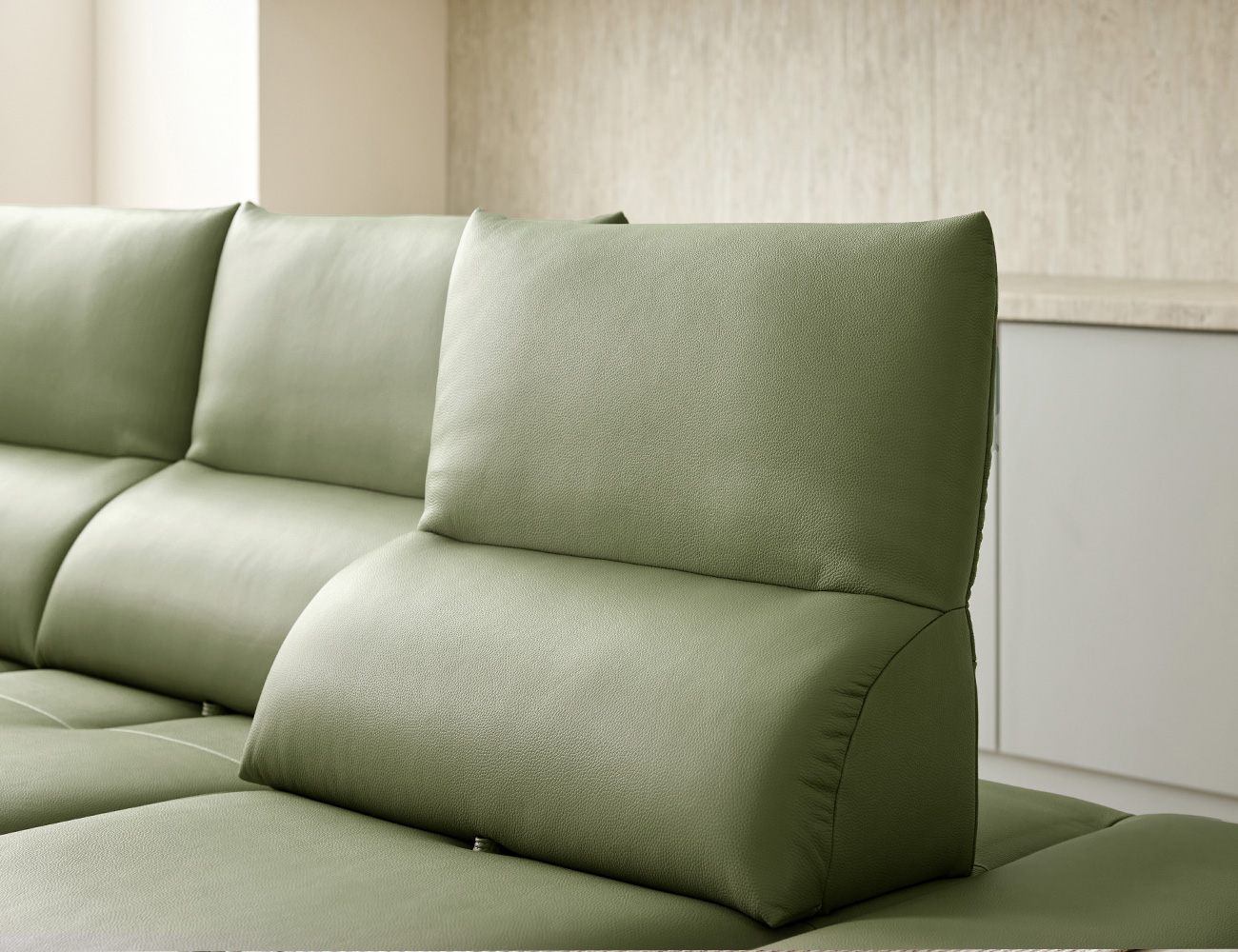 [Komo Day 17%] 라이라 스윙 3.5인 기능성 슈렁큰 천연면피 소가죽 소파(전측면가죽적용)+쿠션3개